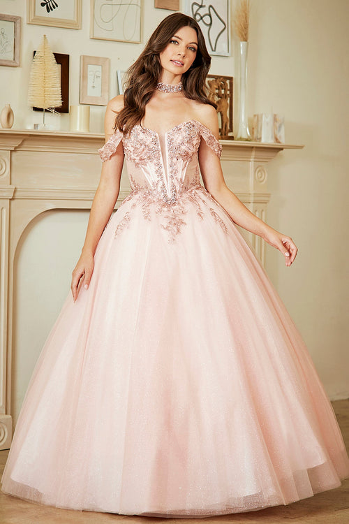 Amelia Couture Smoke Blue Long Formal Dresses