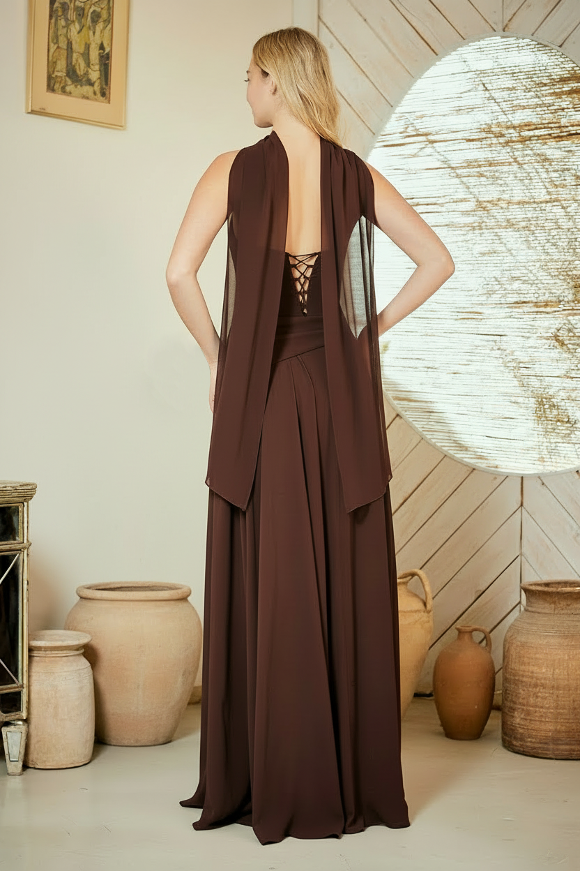 Amelia Couture Yellow Long Formal Dresses