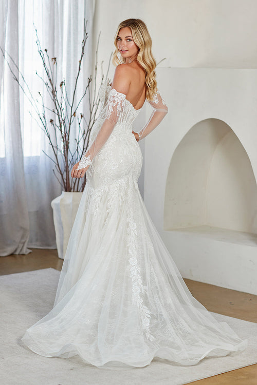 Amelia Couture White Long Formal Dresses