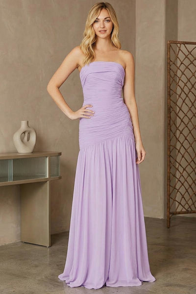 Amelia Couture LILAC Chiffon A-Line Long Formal Dresses