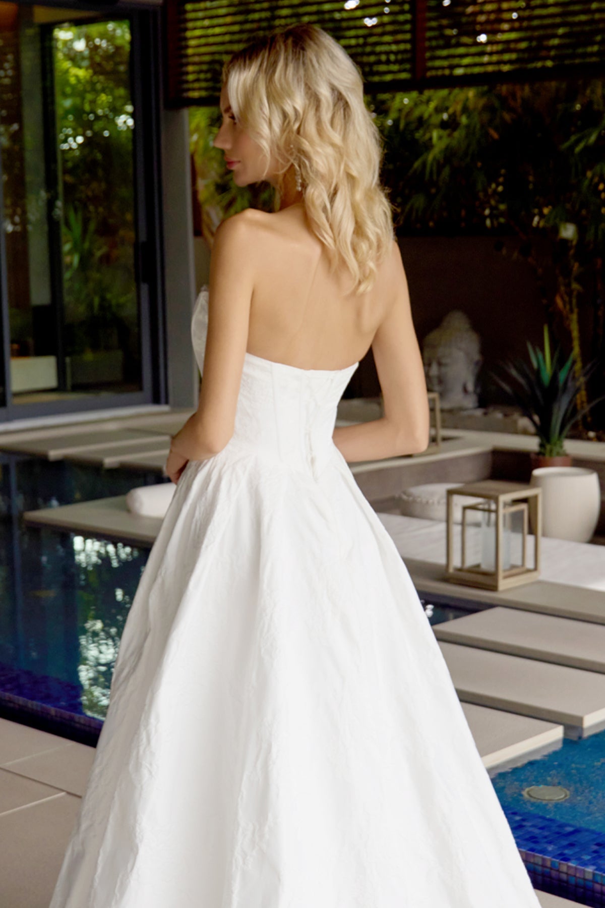 Juliet Off White Long Formal Dresses