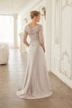 3/4 Sleeve Mother of the Bride Dress with Beaded Appliqués Formal Gown By Nox Anabel ME126