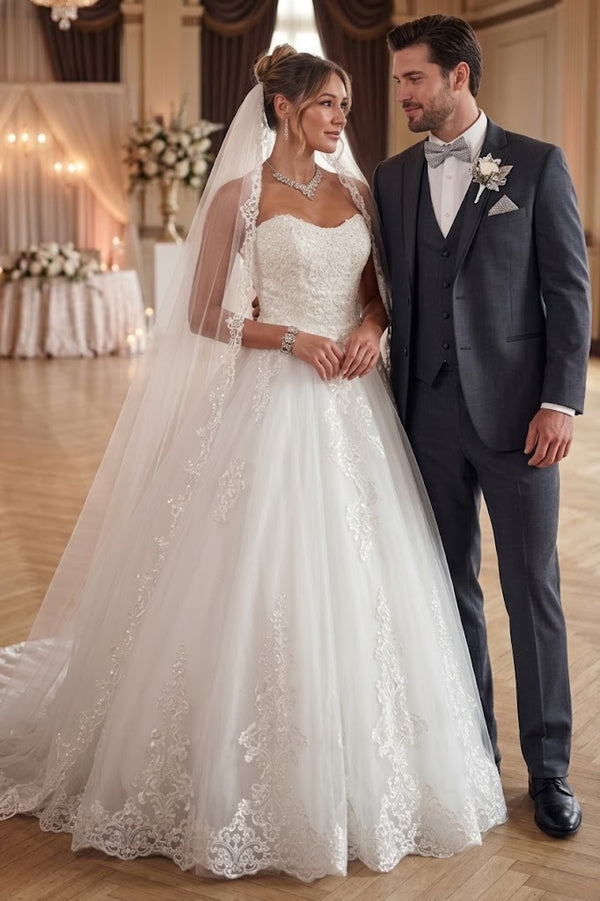 Deklaire Bridal Champagne Wedding Dresses