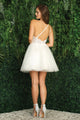 Wedding Dresses Short Homecoming Corset Wedding Dress White