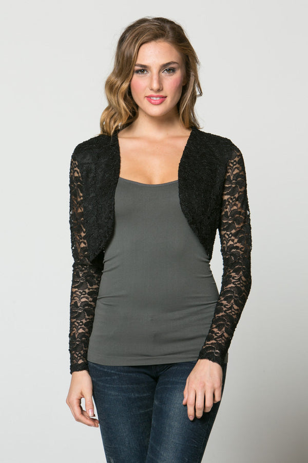 La Scala Black Cardigans & Shrugs Dress