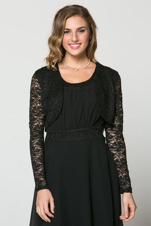 La Scala Black Cardigans & Shrugs Dress