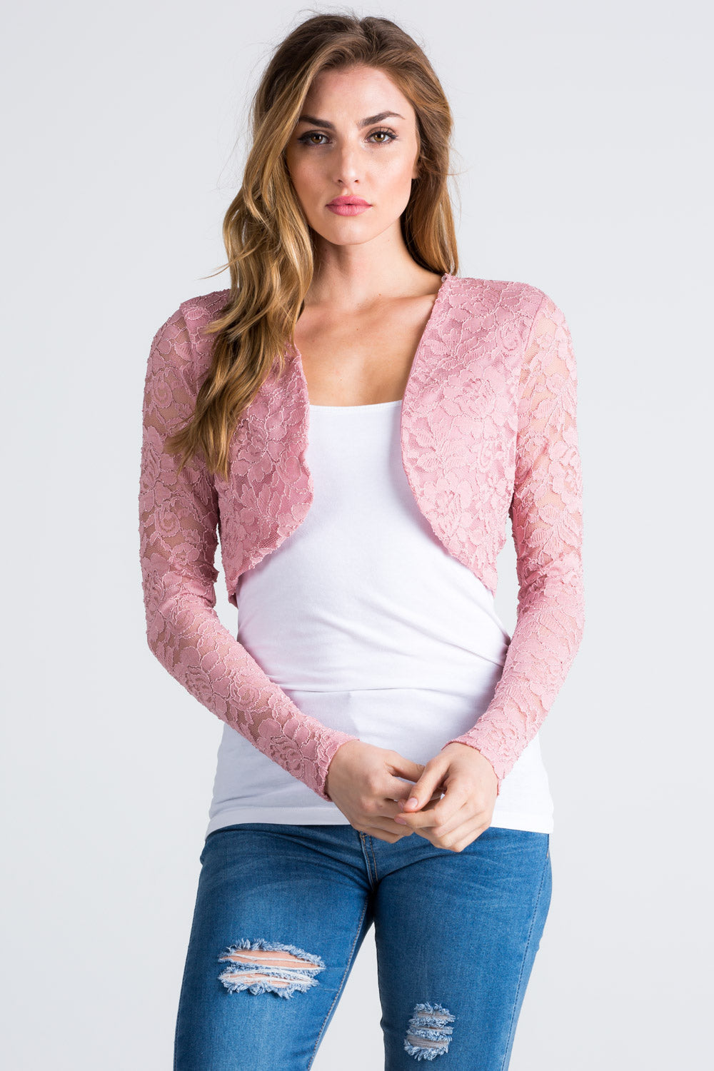 La Scala Blush Cardigans & Shrugs Dress