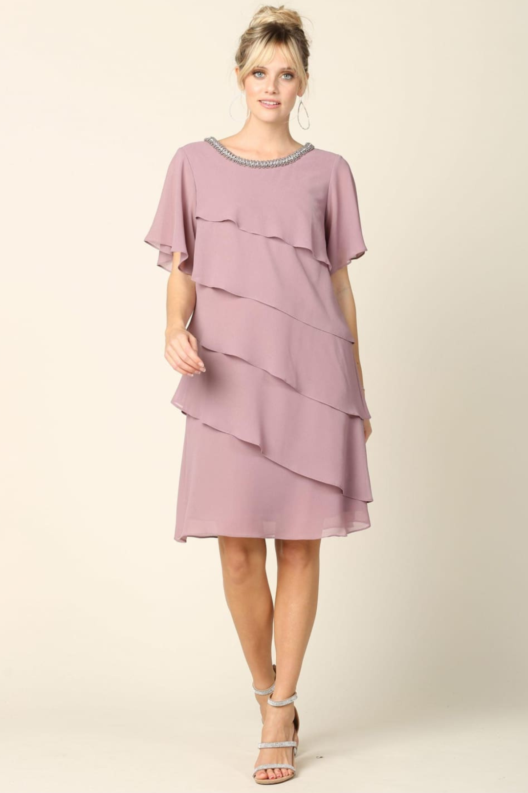 Eva USA 3361 Mother of the Bride Short Cocktail Dress