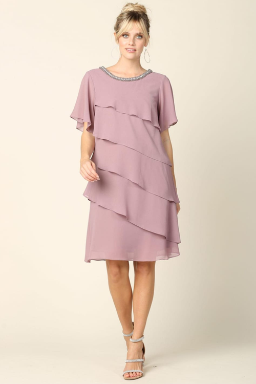 Eva USA 3361 Mother of the Bride Short Cocktail Dress