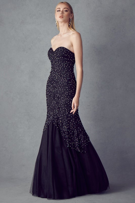 Juliet Black Long Formal Dresses