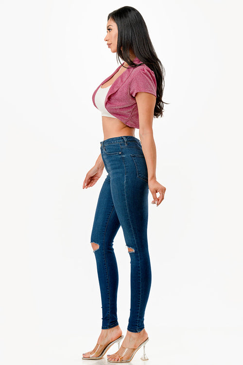 La Scala Navy Blue Cardigans & Shrugs Dress