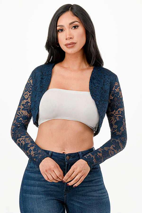 La Scala Navy Blue Cardigans & Shrugs Dress
