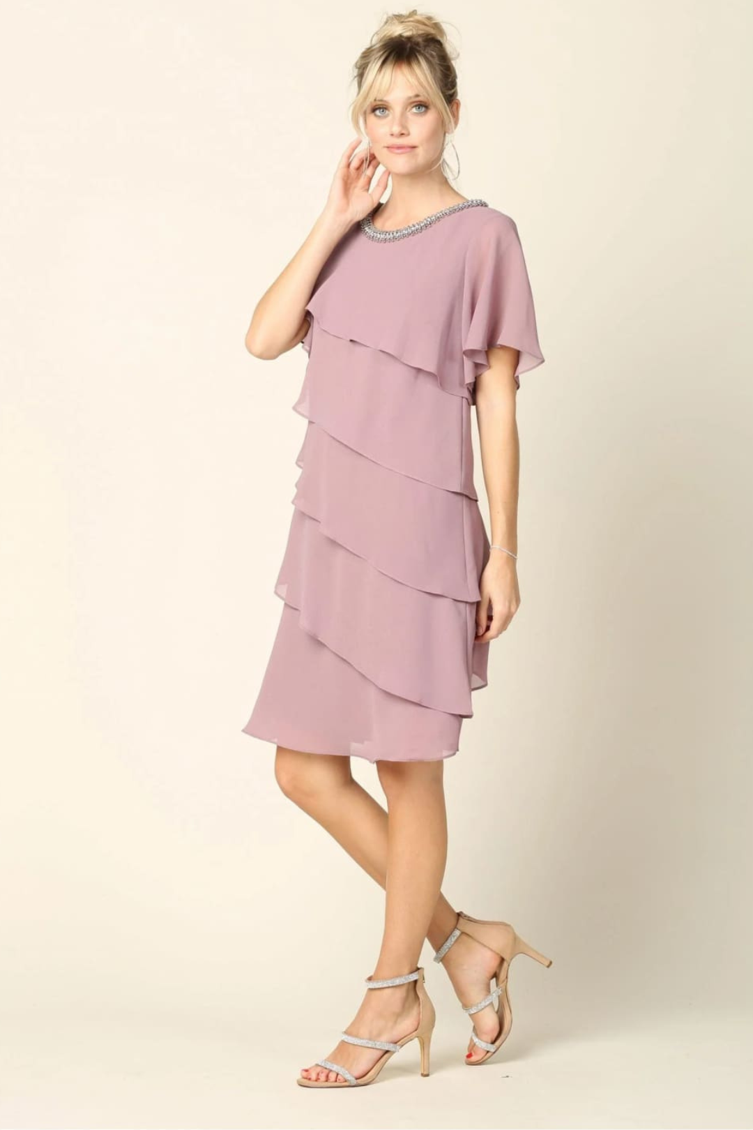Eva USA 3361 Mother of the Bride Short Cocktail Dress