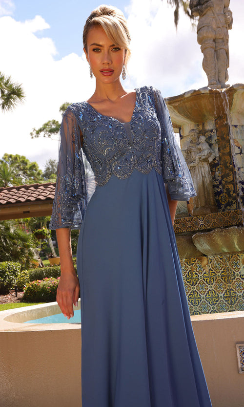 Primavera Couture Charcoal Mother of the Bride Dresses