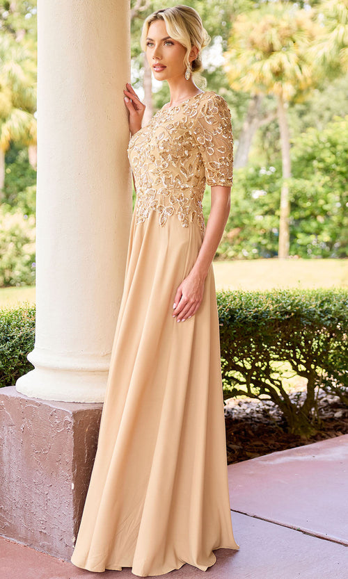 Primavera Couture Champagne Mother of the Bride Dresses