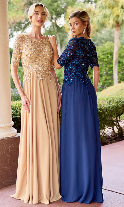 Primavera Couture Champagne Mother of the Bride Dresses