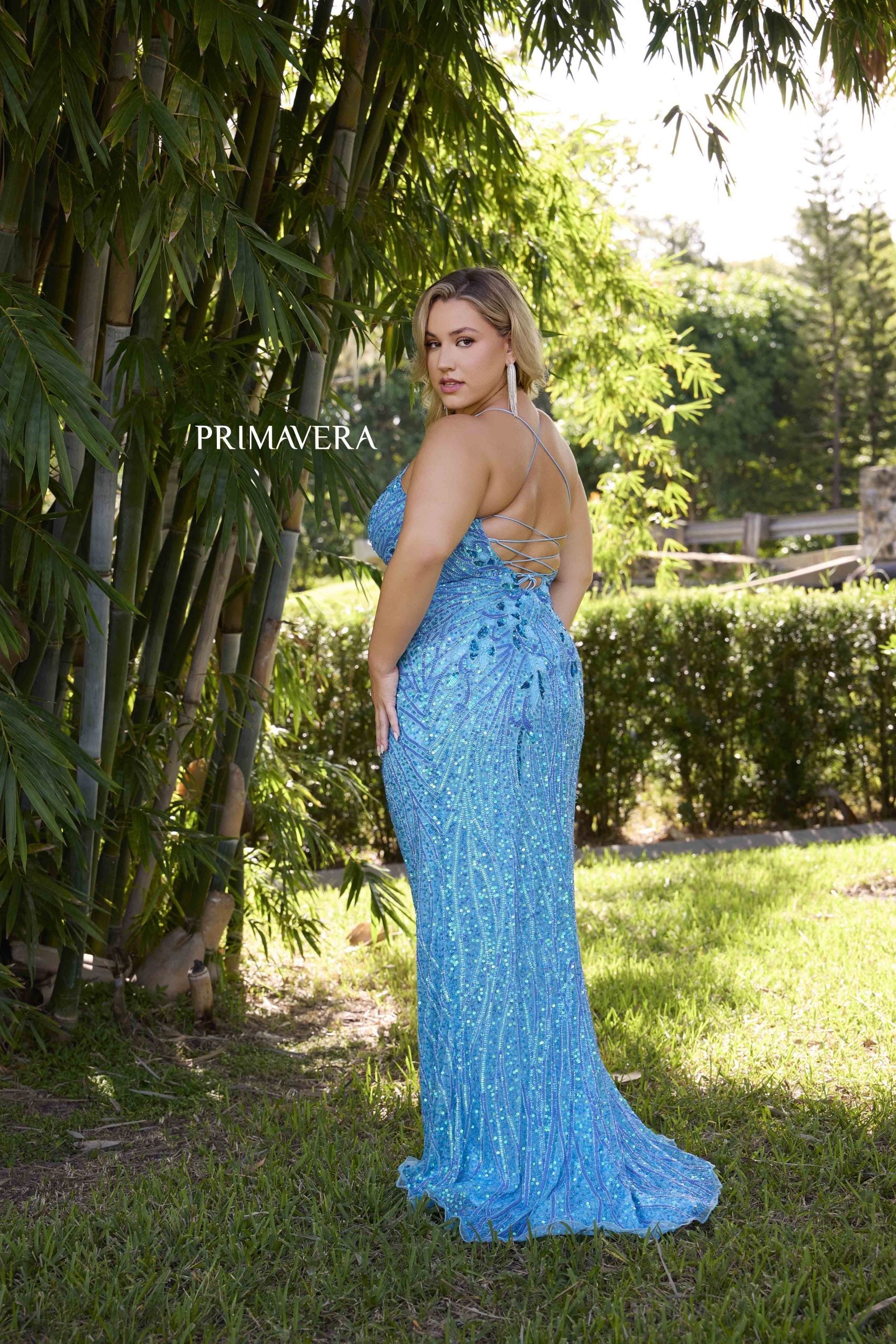 Primavera Couture 14072 Sequin Prom Gown