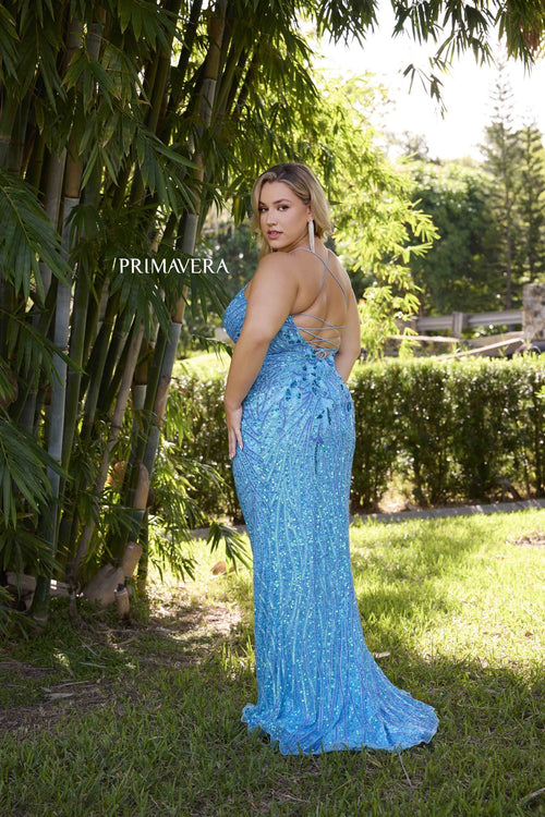 Primavera Couture 14072 Sequin Prom Gown