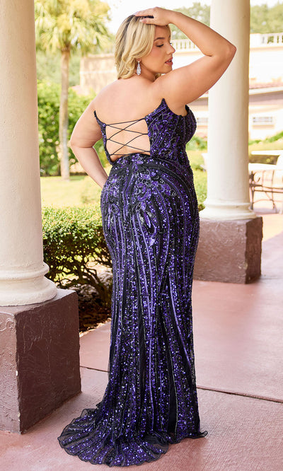 Primavera Couture Black Gold Prom Dresses