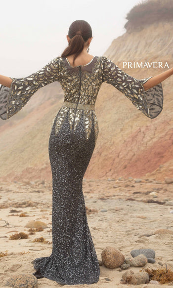 Primavera Couture Charcoal Apparel & Accessories > Clothing > Dresses