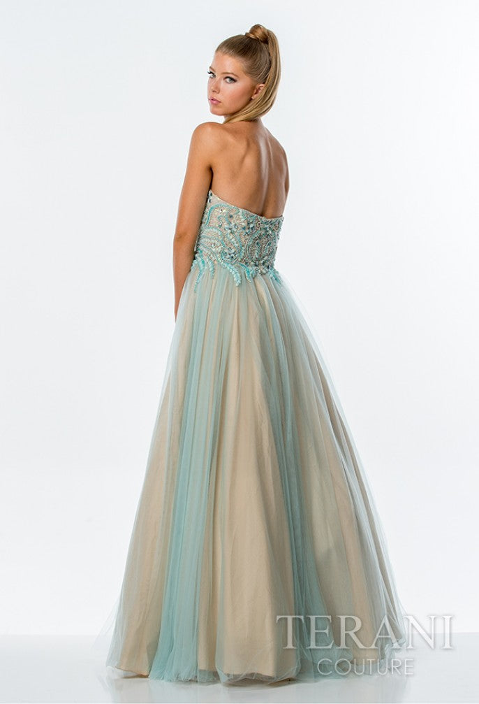 Vestido de fiesta formal con corte largo Terani Couture 151P0088B