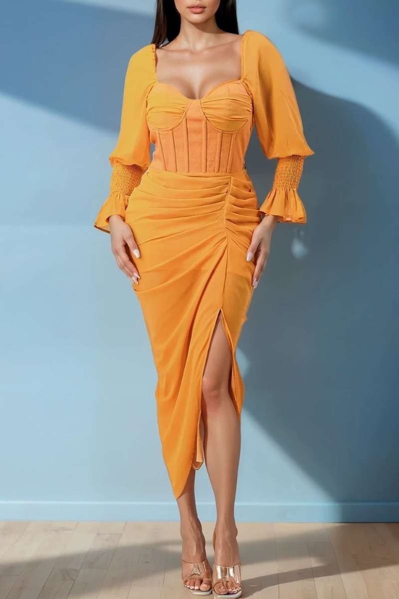 ATHINA RETAIL Yellow dress