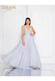 Prom Dresses Ball Gown Beaded Long Prom Formal Dress Black Nude