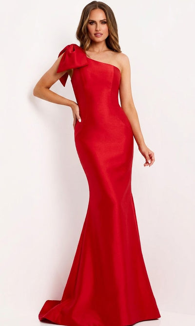 Jovani 44176 - One Shoulder Mermaid Gown in Indigo