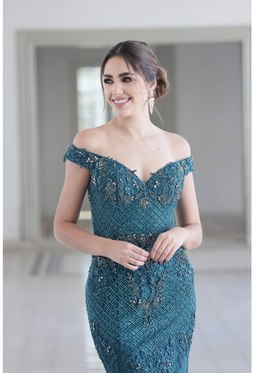 Terani Couture 1913GL9586 Embellished Long Formal Prom Gown