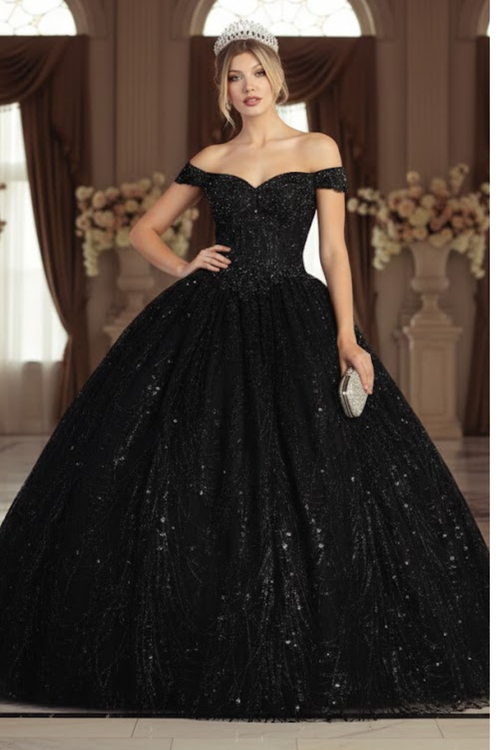 Layla K LK153 Corset Back Embellished Quinceanera Formal Ball Gown