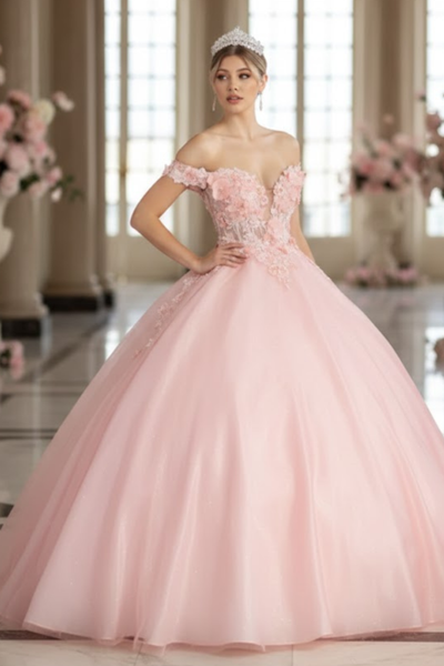 Sweet 16 Birthday Party Dress in Hunter Green Style Ball Gown