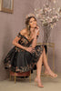 2 Piece Off Shoulder Satin Ball Gown by Elizabeth K GL3098 - Quinceanera Dresses