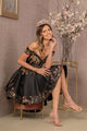 2 Piece Off Shoulder Satin Ball Gown by Elizabeth K GL3098 - Quinceanera Dresses