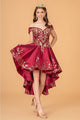 2 Piece Off Shoulder Satin Ball Gown by Elizabeth K GL3098 - Quinceanera Dresses