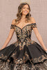 2 Piece Off Shoulder Satin Ball Gown by Elizabeth K GL3098 - Quinceanera Dresses