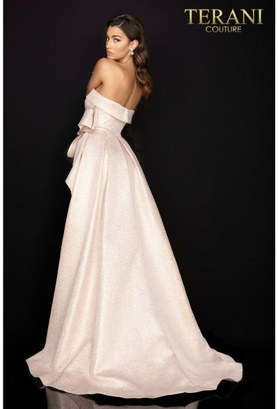 Terani Couture 2011E2073 Long Overskirt Formal Evening Prom Gown