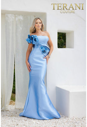 Terani Couture 2011E2424 Elegant Evening One-Shoulder Long Formal Premium Dress