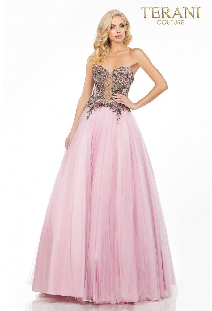 Terani Couture 2011P1149 Prom Long Beaded Ball Gown