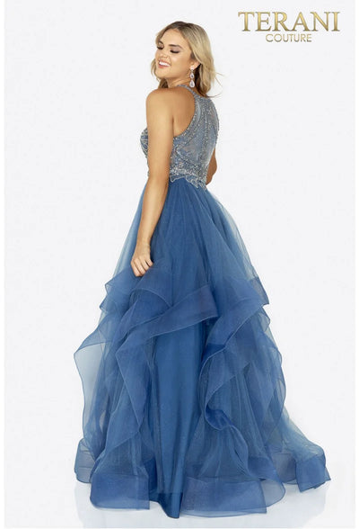 Terani Couture 2011P1217 Strapless Long Ball Gown Prom Dress