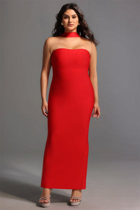 Bella Barnett Rosee Sleeveless Bandage Formal Prom Evening Gown
