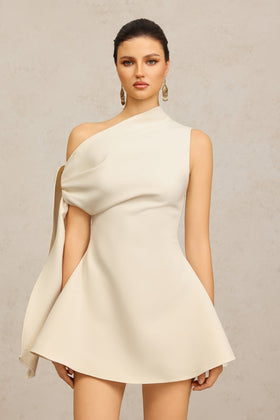 Bella Barnett Retale One Shoulder Cocktail Party Mini Dress