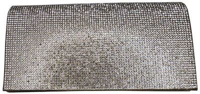 Crystal Rhinestone Clutch Purse – Silver Gold or Black | SKU LA-6128