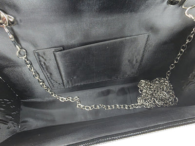 Crystal Rhinestone Clutch Purse – Silver Gold or Black | SKU LA-6128