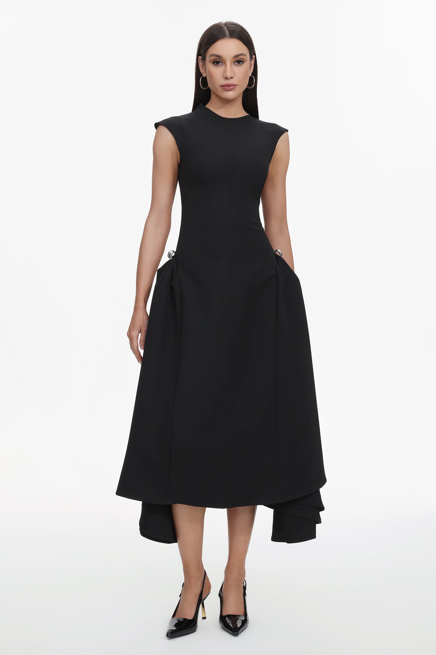 Bella Barnett Paca Choker Sleeveless Formal Prom Evening Gown