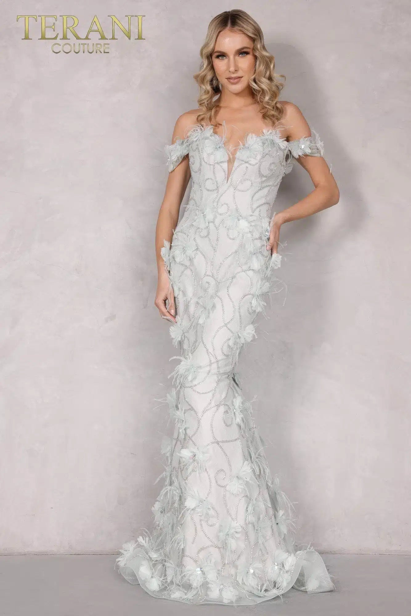 Pastel-aqua Terani 2027gl3231 - Dreamy Style