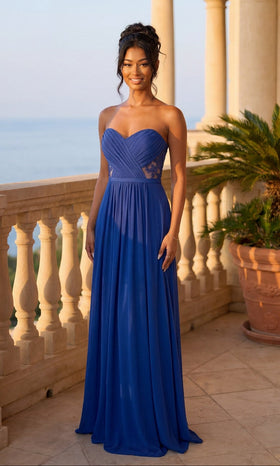 La Femme 20718 Floor-Length Sweetheart Prom Dress