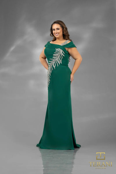 Terani Couture 2111M5289 Elegant Mother of the Bride Long Evening Premium Dress