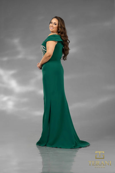 Terani Couture 2111M5289 Elegant Mother of the Bride Long Evening Premium Dress