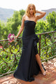 Vestido de novia sin tirantes color marfil Terani Couture 2111p4019