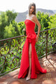 Terani Couture 2111p4019 Simple Long Bridesmaids Dress with a Slit